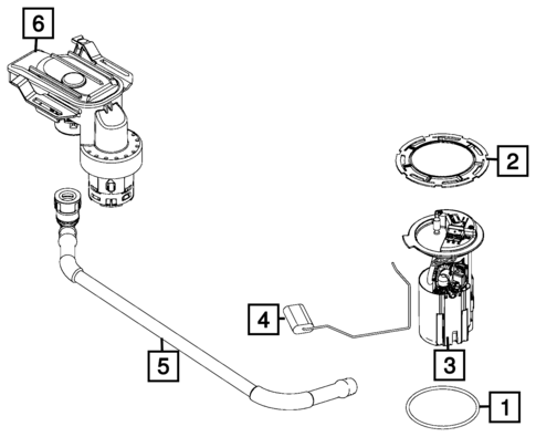 Fuel Pump and Sending Unit for 2016 Fiat 500X #0