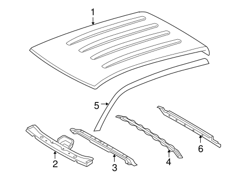 BODY/ROOF & COMPONENTS for 2005 Toyota Tacoma #2