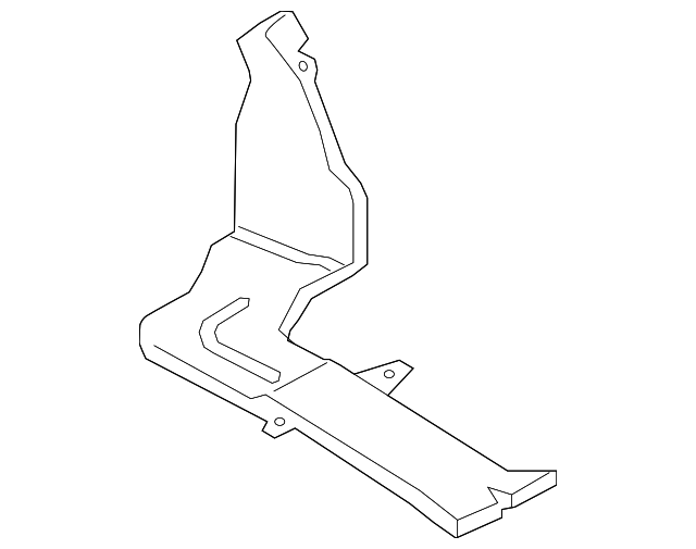 T2H3116 Деталь FLOOR DUCT, LEFT