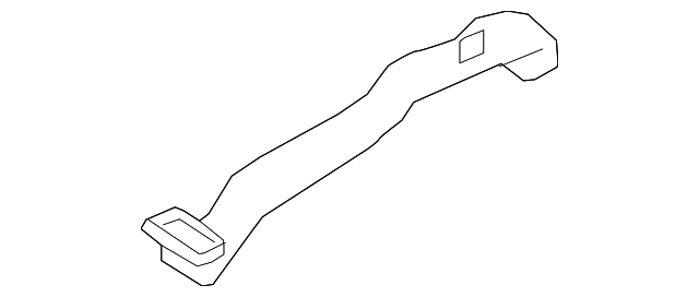 T2H3100 Деталь DEFROSTER DUCT, LEFT