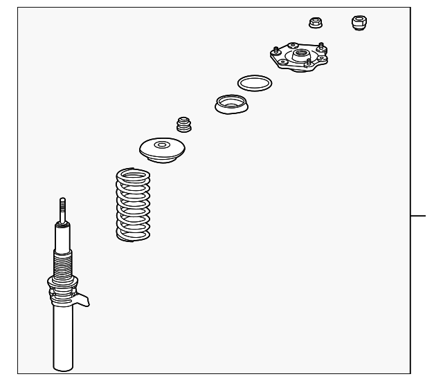 996-343-031-98 Деталь STRUT ASSY, RIGHT