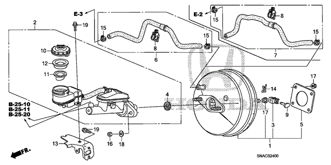 CHASSIS/BRAKE MASTER CYLINDER - MASTER POWER (KA/KC) for 2010 Honda CIVIC SEDAN #1