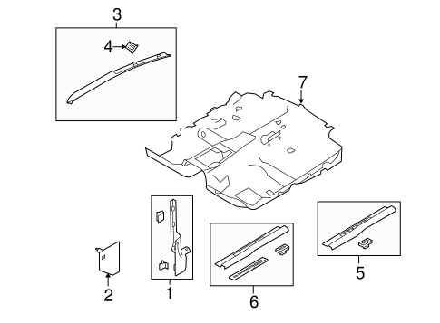 Body/Interior Trim - Pillars for 2014 Ford Mustang #1