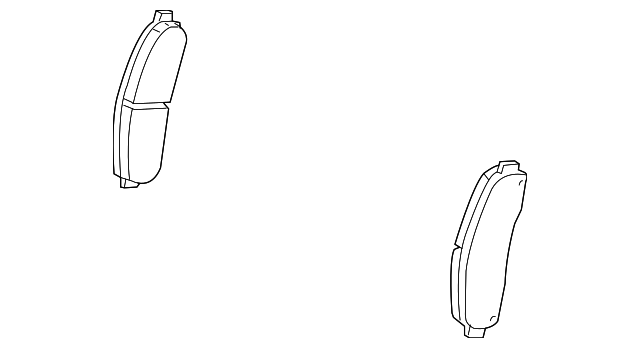 22688646 Деталь BRAKE PADS, RIGHT