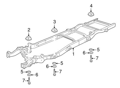 Savana 3500 FRAME & COMPONENTS