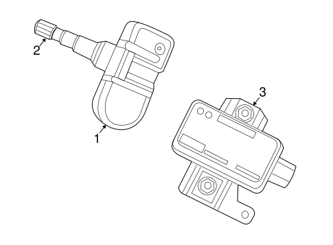 3500 TIRE PRESSURE MONITOR COMPONENTS