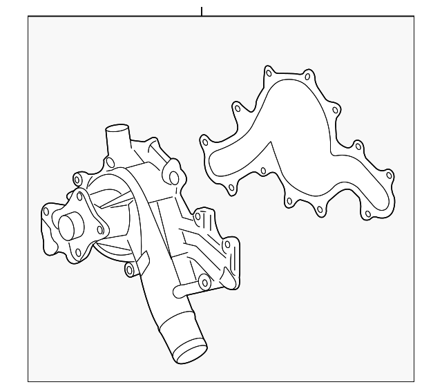 1386525 Деталь WATER PUMP ASSY