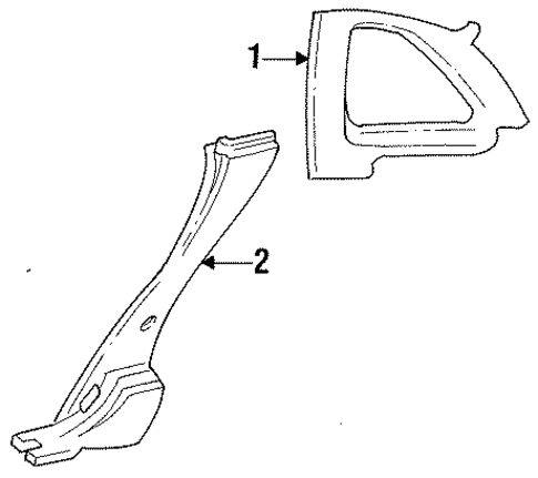 Sable INTERIOR TRIM - QUARTER PANELS 2