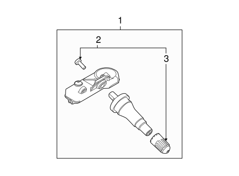 Mariner TIRE PRESSURE MONITOR COMPONENTS