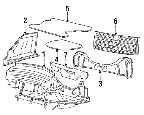 Mustang INTERIOR TRIM - REAR BODY 2