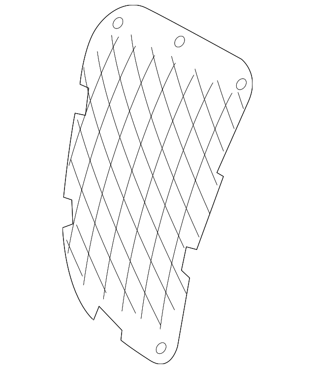 25831815 Деталь GRILLE, LEFT