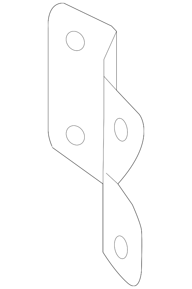 T2R5108 Деталь HOOP BAR BRACKET, LEFT
