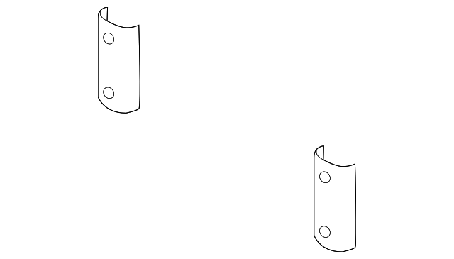 T2R5905 Деталь HOOP BAR REINF PLATE, RIGHT