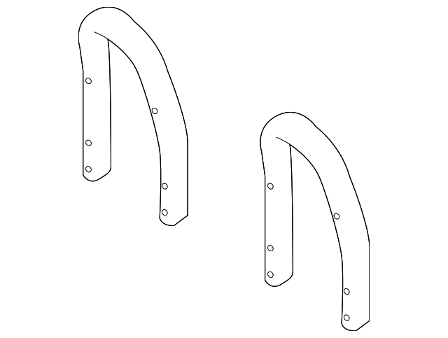 T2R3467 Деталь HOOP BAR, LEFT