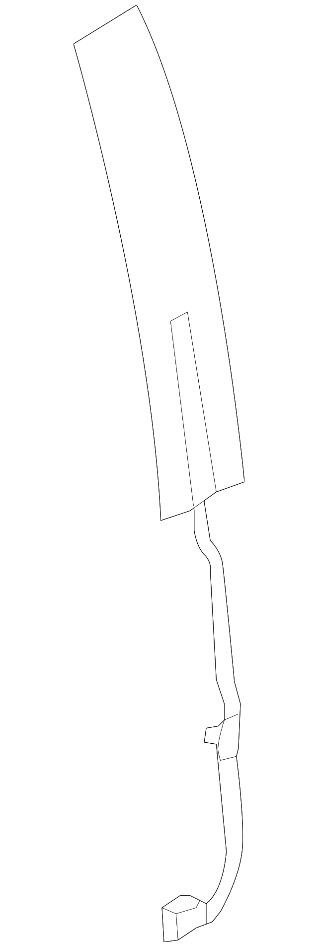 AA5Z-5420555-AC Деталь APPLIQUE PANEL, LEFT