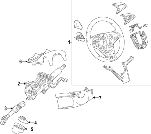 Steering Wheel for 2014 Chevrolet Volt #0