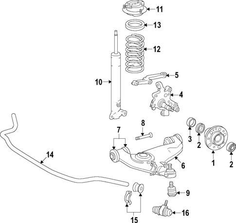 Suspension Components for 1994 Mercedes-Benz E 320 #2