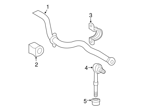 REAR SUSPENSION/STABILIZER BAR & COMPONENTS for 2009 Toyota RAV4 #2
