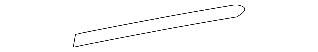 12757236 Деталь DRIP MOLDING, LEFT