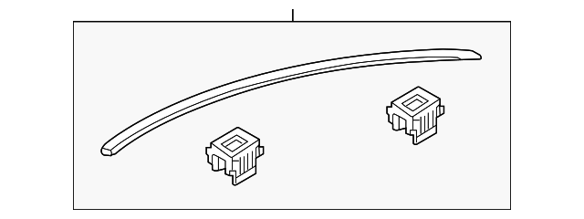 12775634 Деталь ROOF MOLDING, LEFT