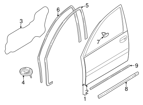V40 DOOR & COMPONENTS
