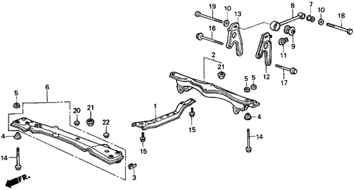 1989 Honda ACCORD SEDAN LX BOLT, FLANGE (10X60) - (90127692000) 1989 Honda ACCORD SEDAN LX BOLT, FLANGE (10X60) - (90127692000)