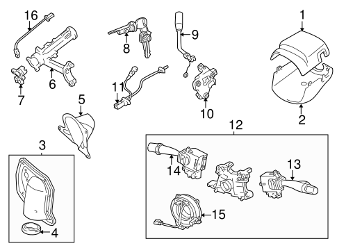 ELECTRICAL/SWITCHES for 2004 Toyota Sequoia #1