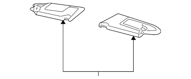 C2S44038AGD Деталь SUNVISOR, RIGHT