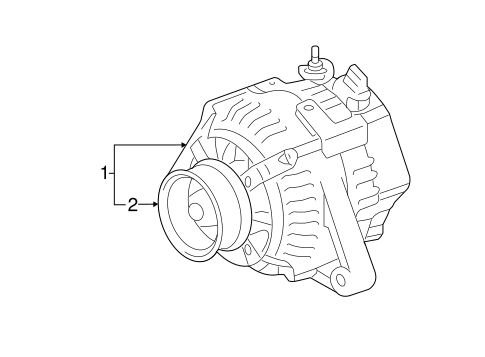 ELECTRICAL/ALTERNATOR for 2016 Toyota Camry #1