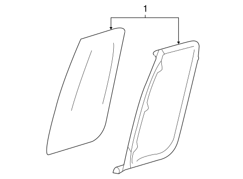 Body/Glass - Rear Door for 2008 Ford F-150 #3