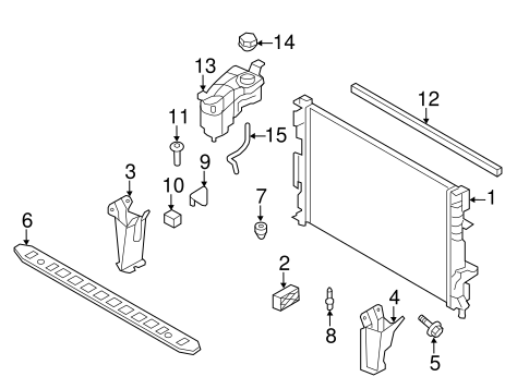S60 RADIATOR & COMPONENTS