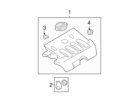 Engine Appearance Cover for 2010 Nissan Sentra #0