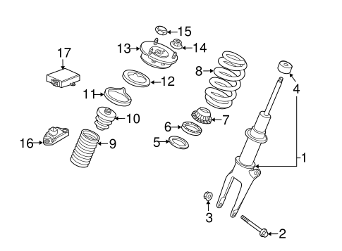 Panamera STRUTS & COMPONENTS