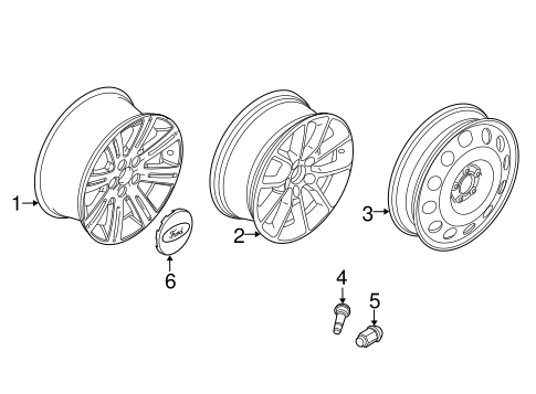 Wheels for 2010 Ford Taurus #0