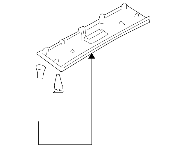 955-555-618-03-5E6 Деталь REAR MOLDING