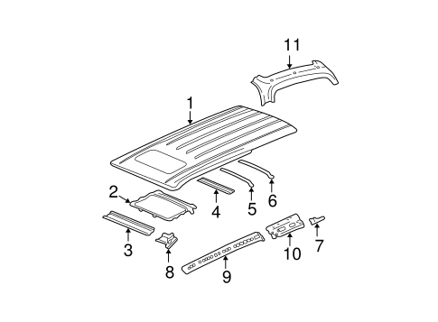 Envoy XL ROOF & COMPONENTS