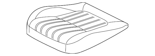 T2H5558PVJ Деталь CUSHION COVER, RIGHT