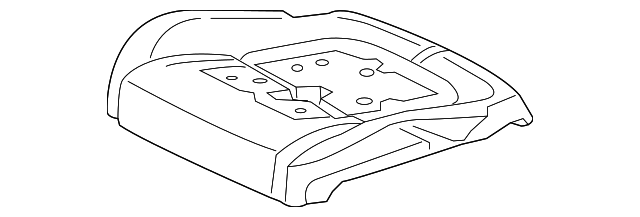 T2H14502 Деталь SEAT CUSHION PAD, LEFT