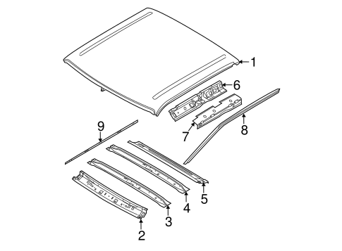 Body/Roof & Components for 2012 Ford F-250 Super Duty #2