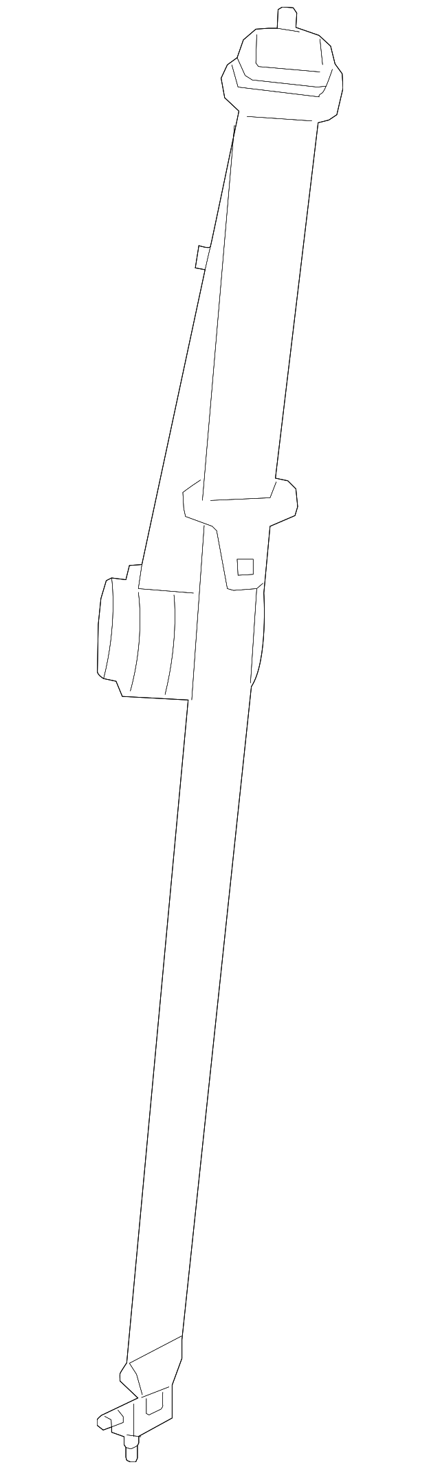 DT1Z-17613B86-AA Деталь SEAT BELT ASSY, RIGHT