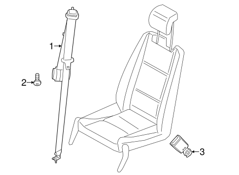 Transit Connect THIRD ROW SEAT BELTS