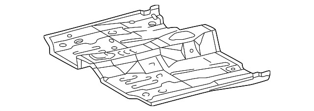 88972252 Деталь FRONT FLOOR PAN