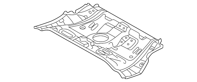88970851 Деталь CENTER FLOOR PAN