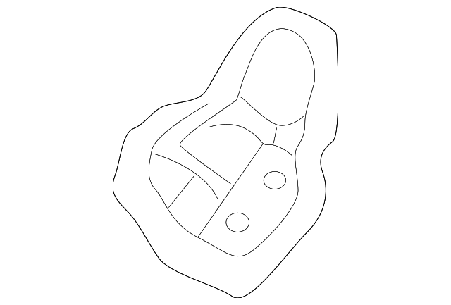 88970849 Деталь SEAT BELT ANCHOR, RIGHT