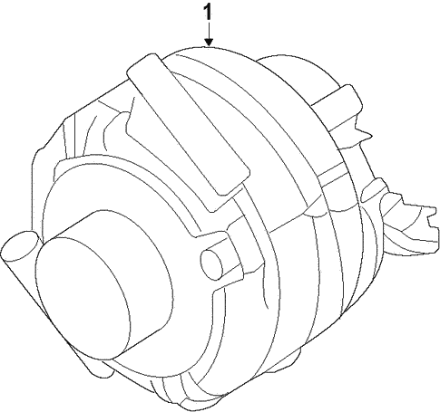 Electrical/Alternator for 2013 Ford Escape #1