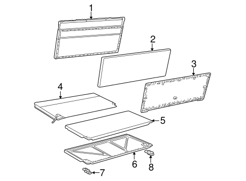 Sable REAR SEAT COMPONENTS 4