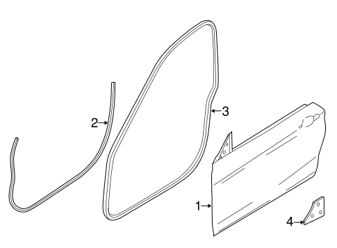Door & Components for 2015 BMW 328i GT xDrive #1