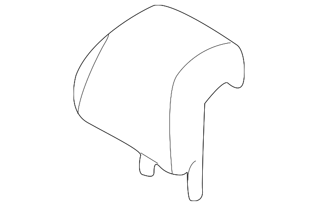 5451729 Деталь HEADREST, LEFT