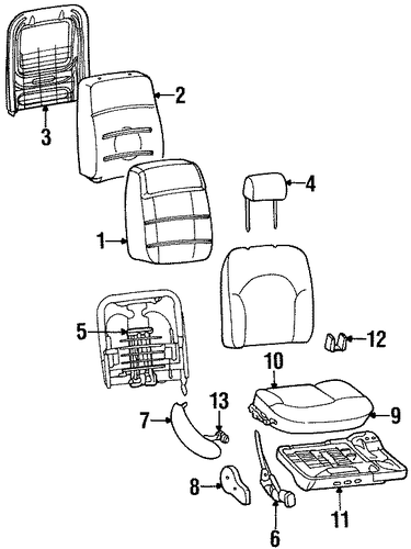Continental FRONT SEAT COMPONENTS