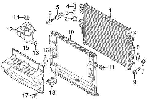 Cayenne RADIATOR & COMPONENTS